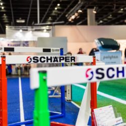 Schäper Sportgerätebau auf der FSB Cologne. Sportgeräte, Trainingsgeräte und Fußballtore