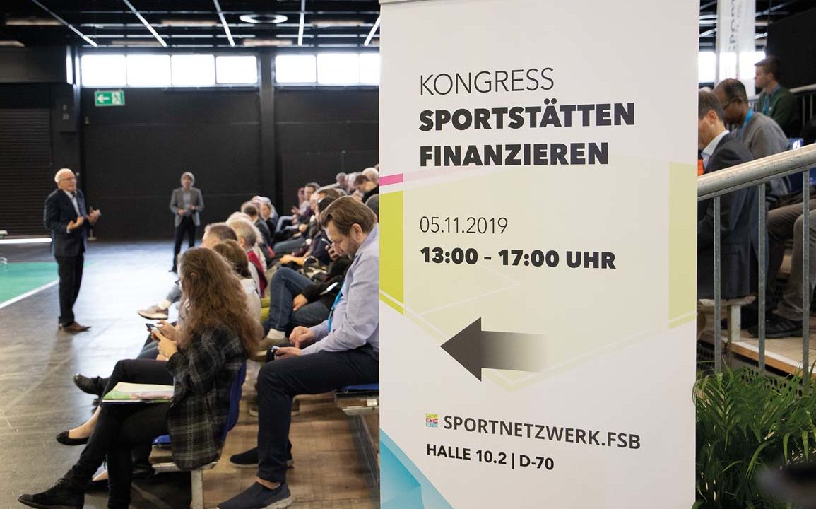 Der Kongress "Sportstätten finanzieren" fand erstmalig im Rahmen von SPORTNETZWERK.FSB statt. | Bild: sportstaettenrechner.de