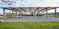 Neue Freilufthalle im Urban Green Bochum-Riemke