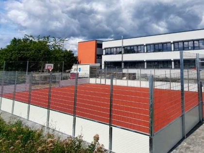 Fußballkäfig für Gesamtschule in Hessen
