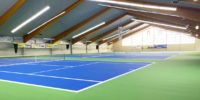 Tennis an der Nordsee mit Spitzenlicht aus Penzberg