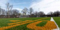 Eine moderne Sportanlage für Fußball und American Football in Münster